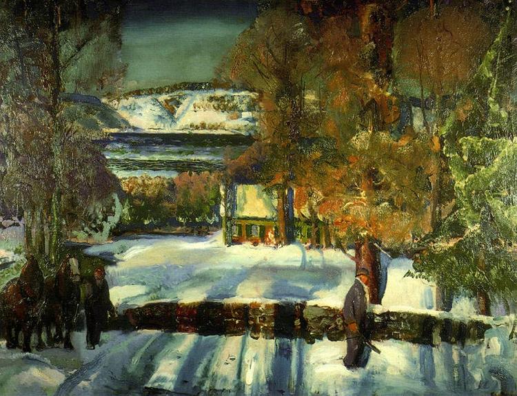 George Wesley Bellows Strabe im Winter